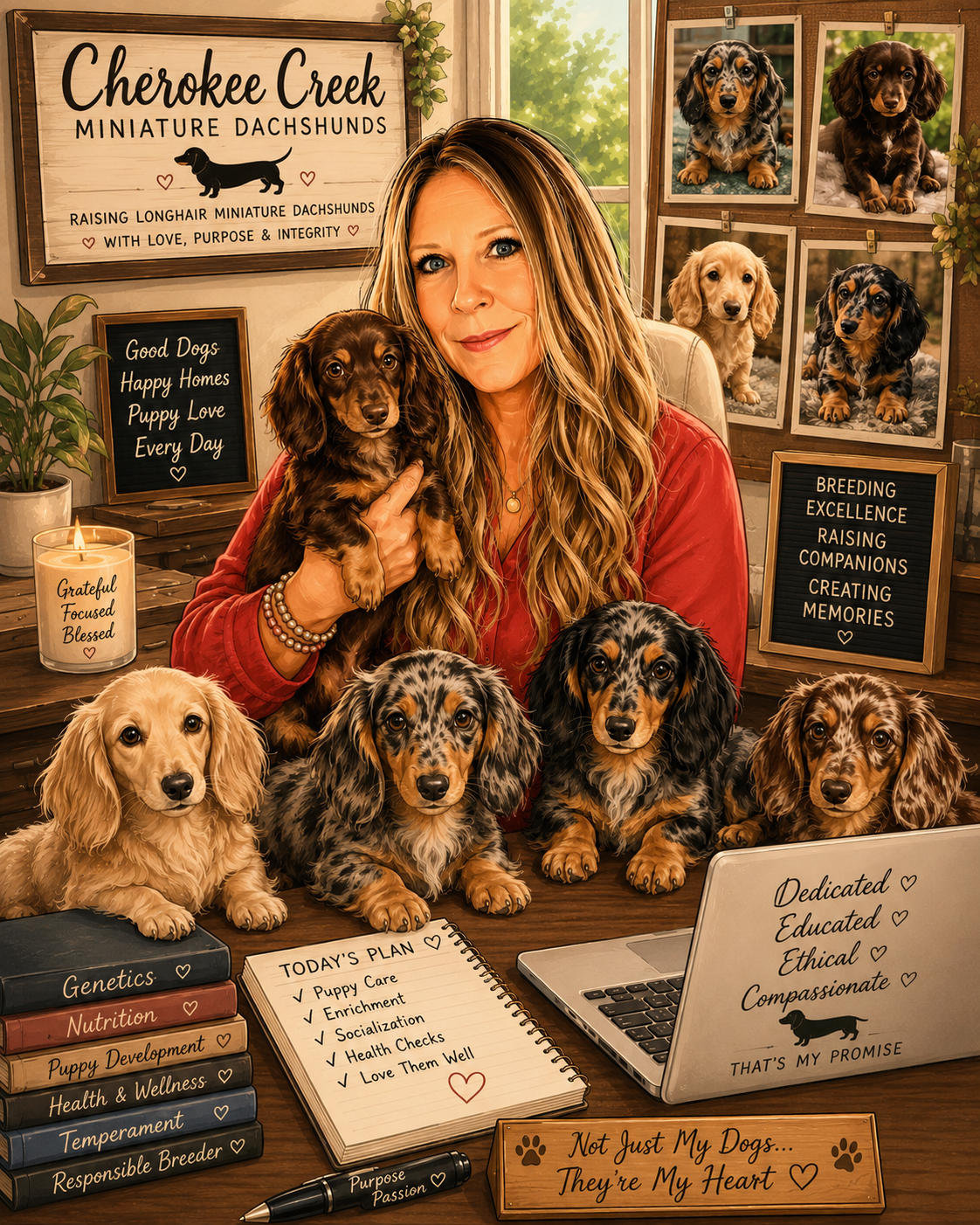 About Cherokee Creek Mini Dachshunds