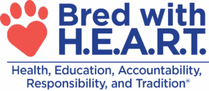 Bred with H.E.A.R.T. logo